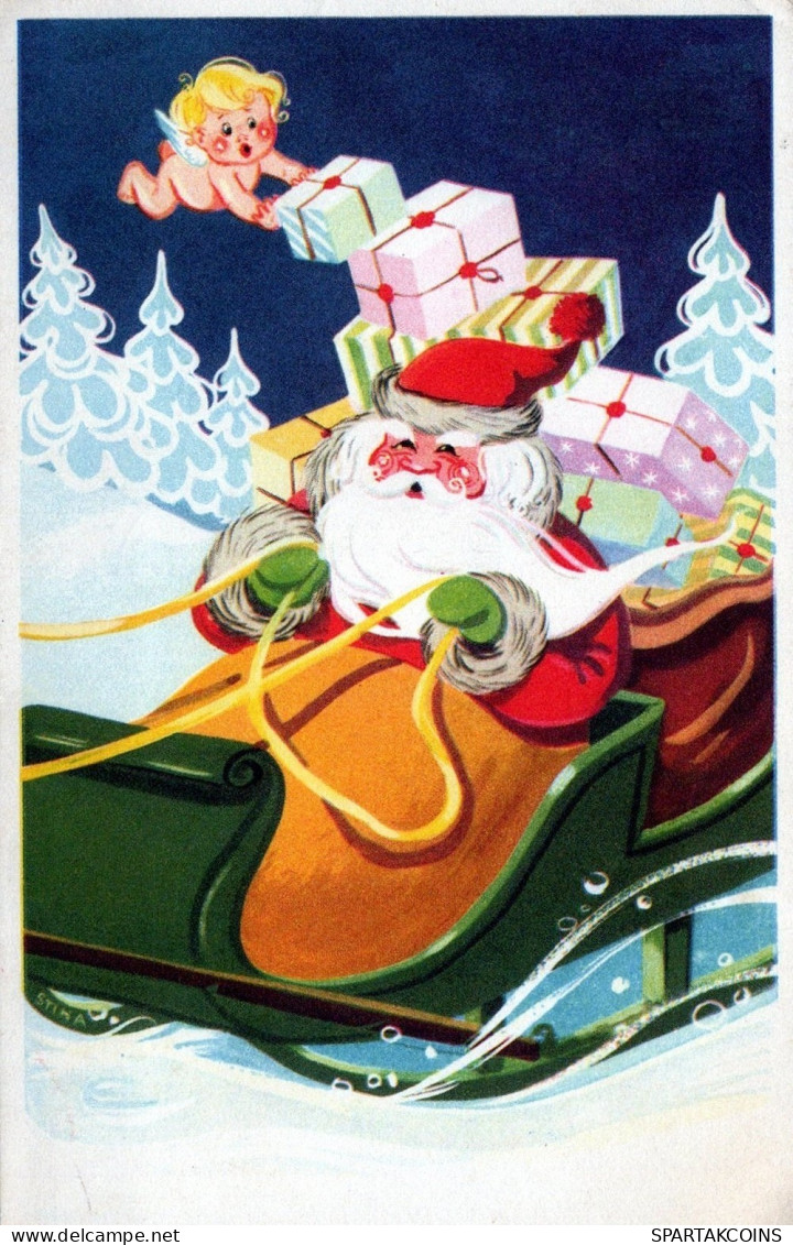 ANGE NOËL Vintage Carte Postale CPSMPF #PAG790.FR - Engel