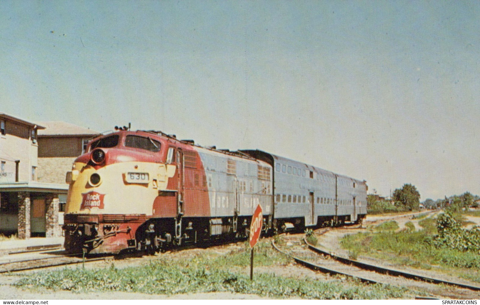 Transport FERROVIAIRE Vintage Carte Postale CPSMF #PAA518.FR - Trenes