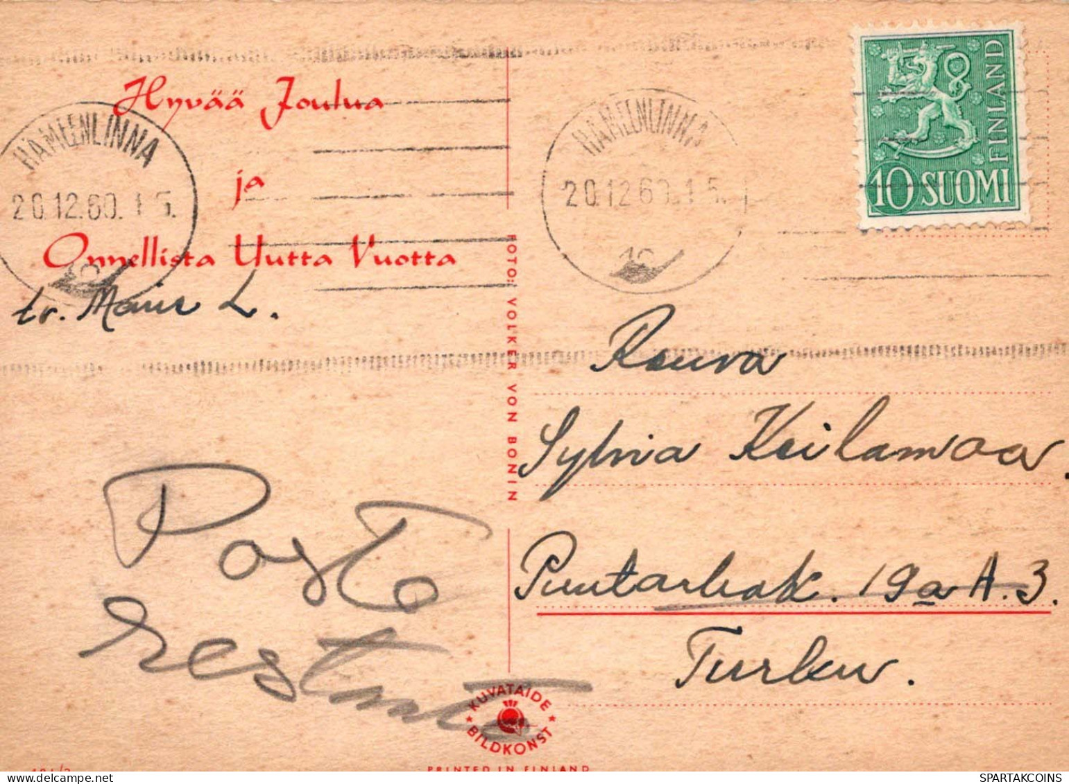 FLORES Vintage Tarjeta Postal CPA #PKE529.ES - Flores