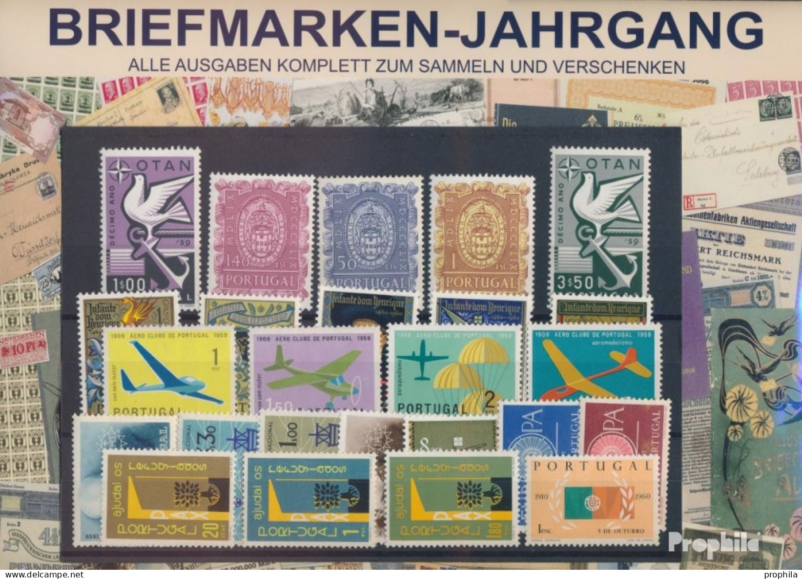 Portugal Postfrisch 1960 Kompletter Jahrgang In Sauberer Erhaltung - Unused Stamps