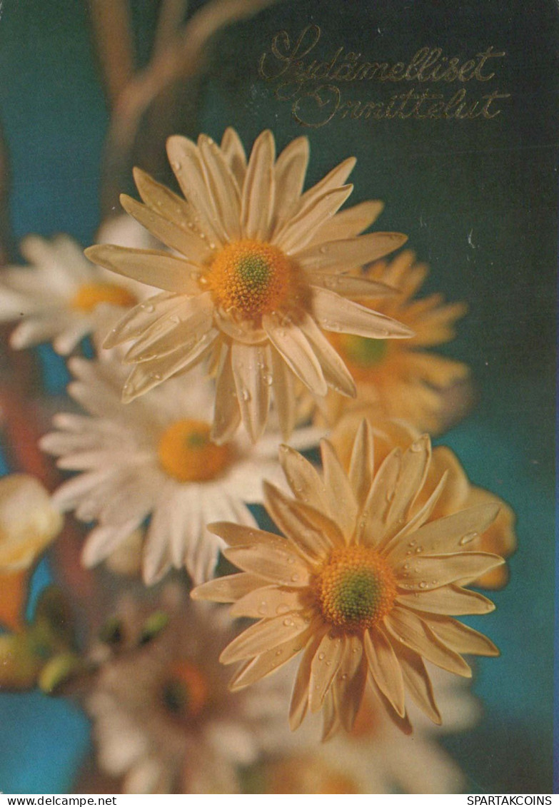 FLORES Vintage Tarjeta Postal CPSM #PBZ415.ES - Fleurs