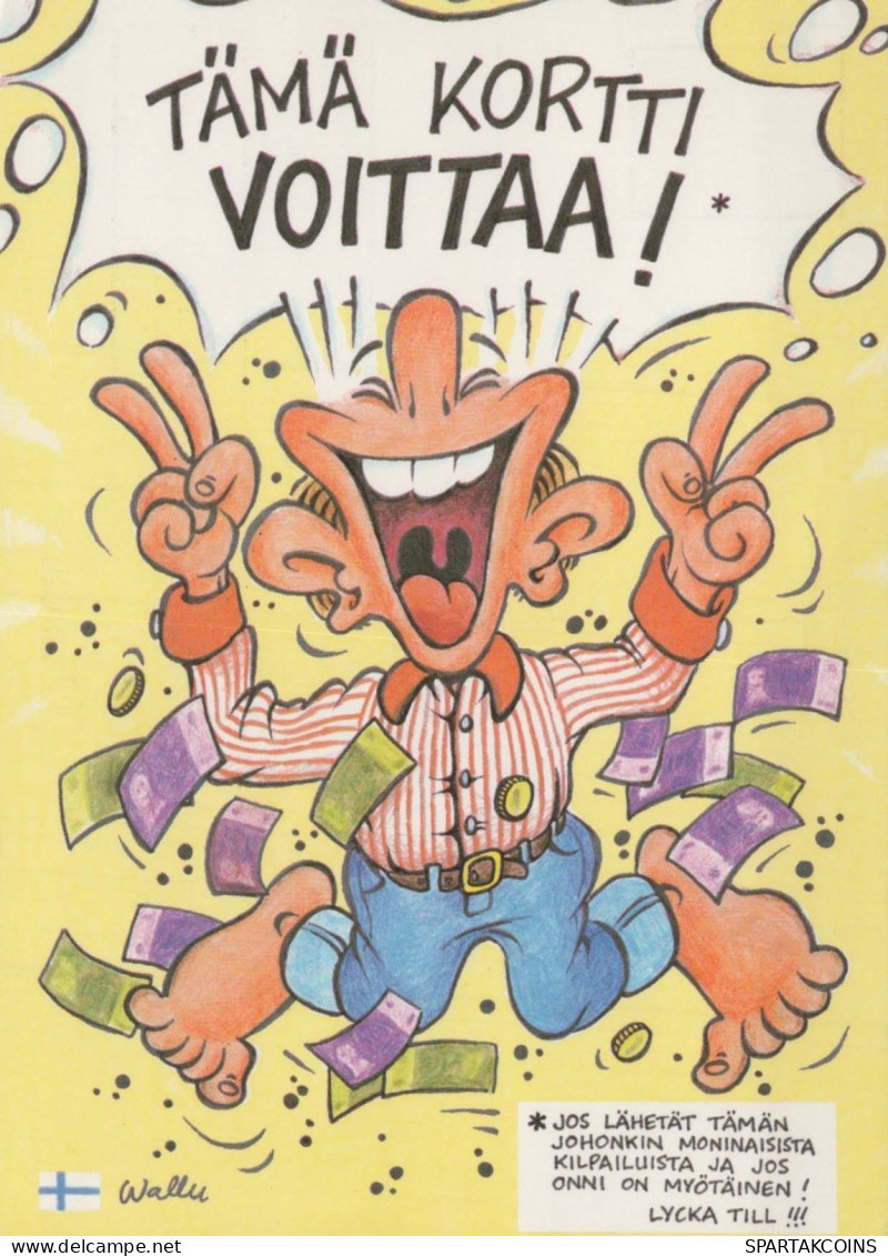 NIÑOS HUMOR Vintage Tarjeta Postal CPSM #PBV313.ES - Humorous Cards