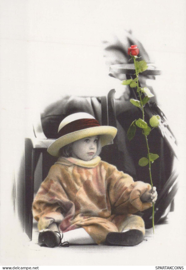 NIÑOS Retrato Vintage Tarjeta Postal CPSM #PBU699.ES - Abbildungen
