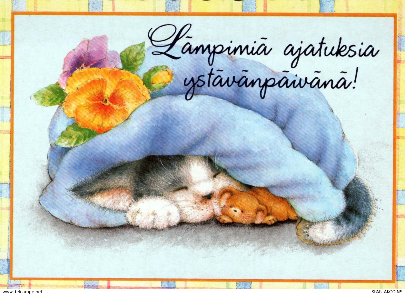 GATO GATITO Animales Vintage Tarjeta Postal CPSM #PBQ996.ES - Katzen