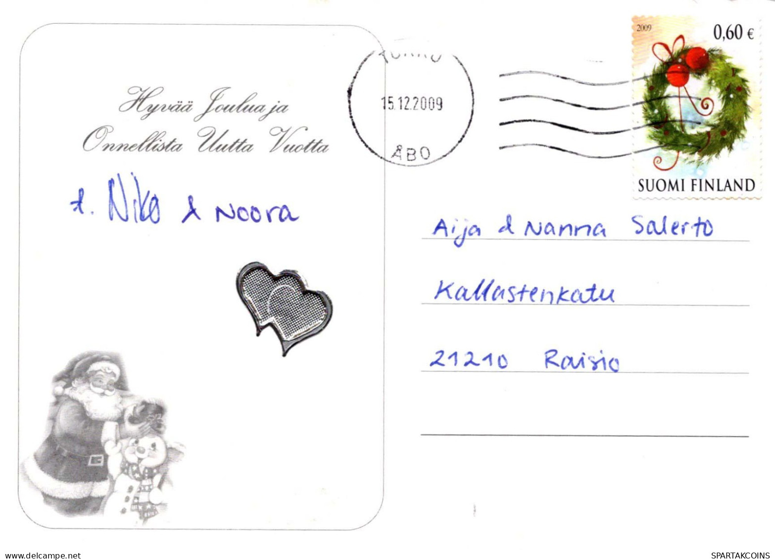 ÁNGEL Navidad Vintage Tarjeta Postal CPSM #PBP580.ES - Engel