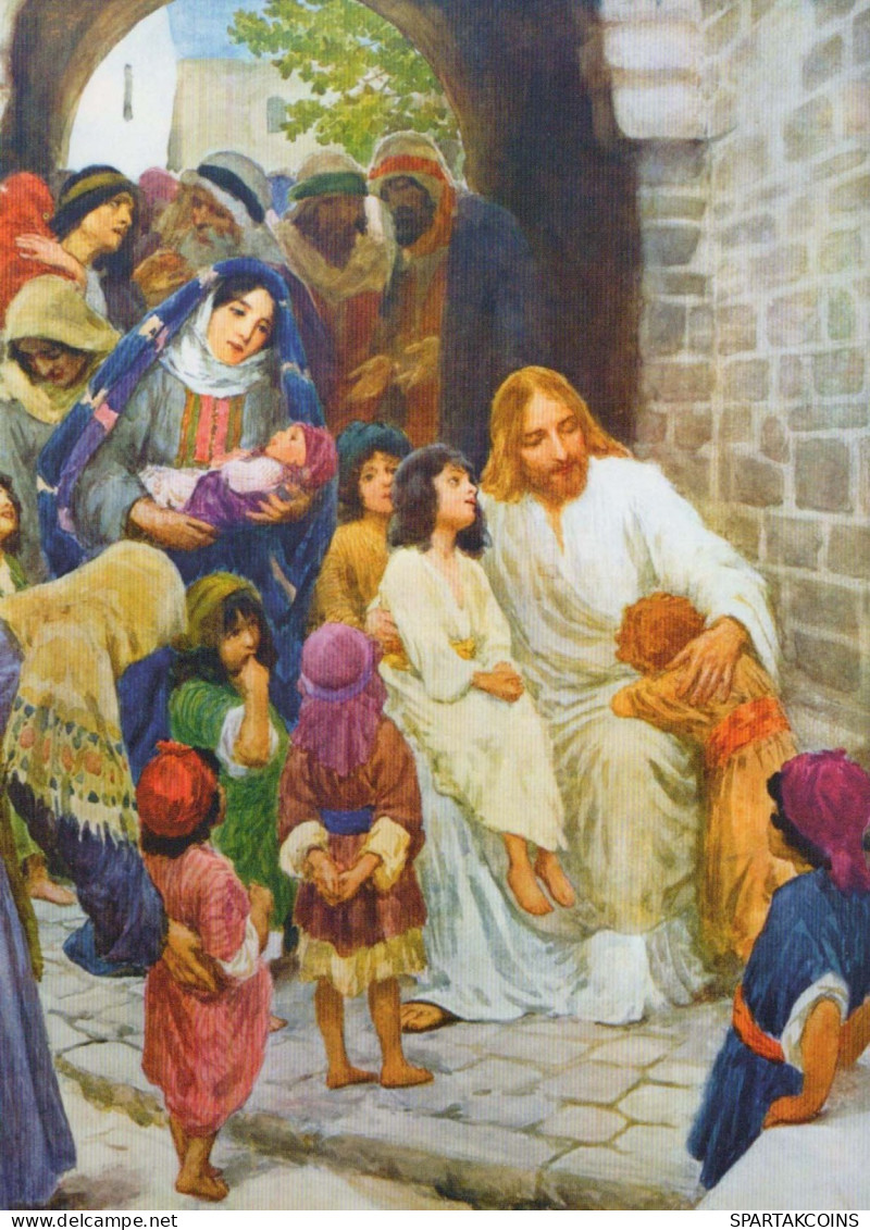 JESUCRISTO Religión Vintage Tarjeta Postal CPSM #PBQ097.ES - Jezus