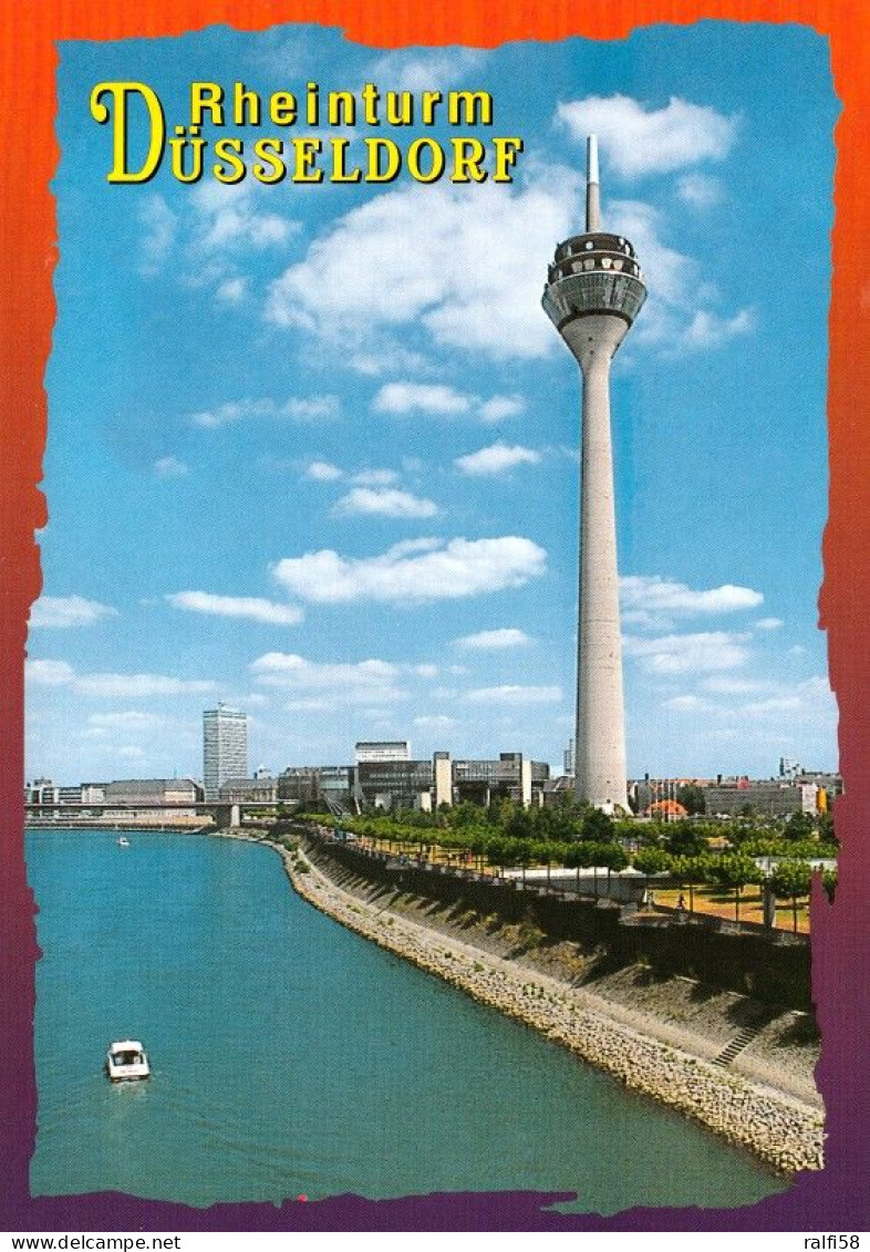 1 AK Germany / NRW * Der Rheinturm Ein Fernsehturm In Düsseldorf - Mit 240,50 Metern Das Höchste Bauwerk Der Stadt * - Duesseldorf