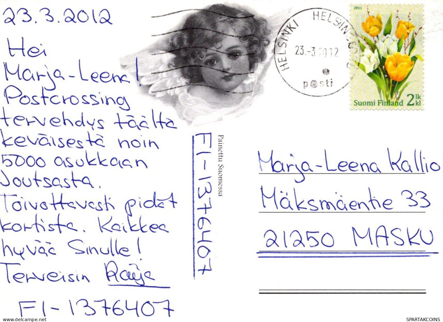 ENGEL WEIHNACHTSFERIEN Feiern & Feste Vintage Ansichtskarte Postkarte CPSM #PAJ047.DE - Engel