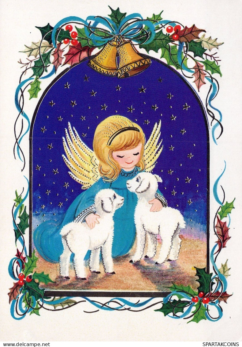 ENGEL WEIHNACHTSFERIEN Feiern & Feste Vintage Ansichtskarte Postkarte CPSM #PAH983.DE - Engel
