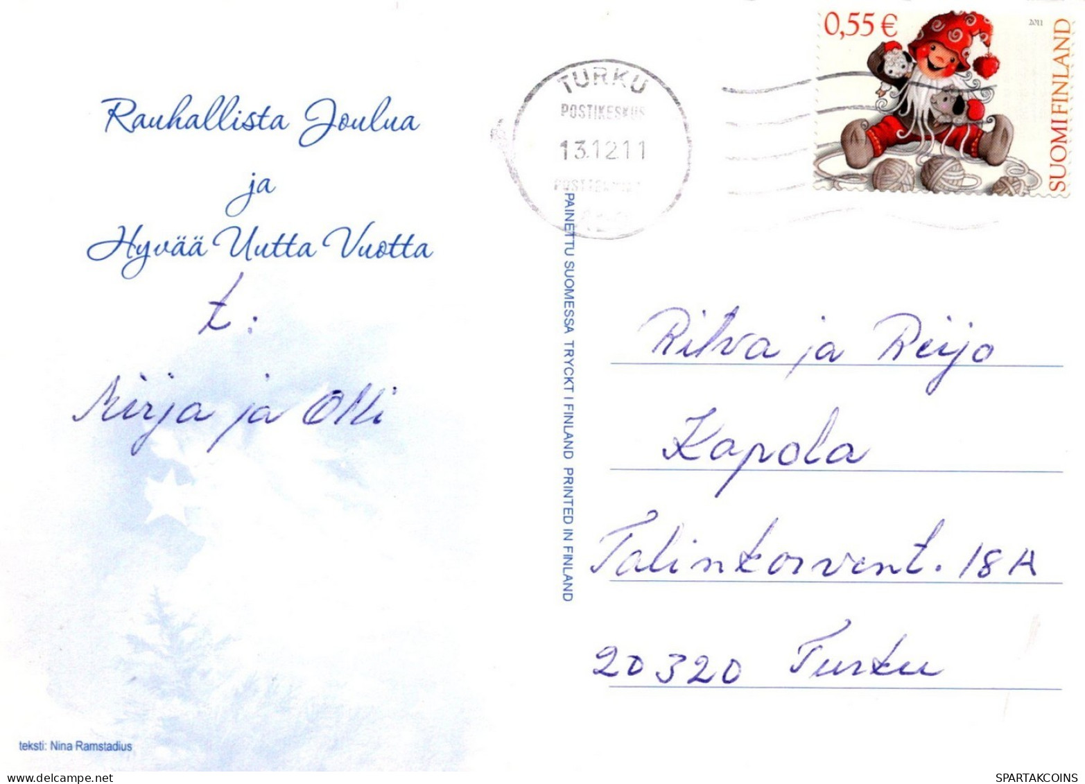 ENGEL WEIHNACHTSFERIEN Feiern & Feste Vintage Ansichtskarte Postkarte CPSM #PAH230.DE - Engel