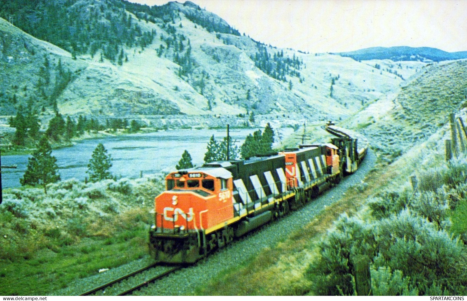 ZUG Schienenverkehr Eisenbahnen Vintage Ansichtskarte Postkarte CPSMF #PAA588.DE - Trenes