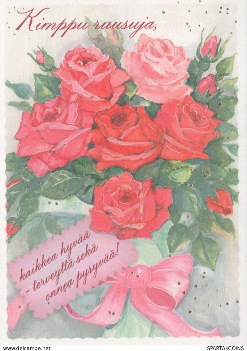 FLEURS Vintage Carte Postale CPSM #PBZ056.FR - Fleurs