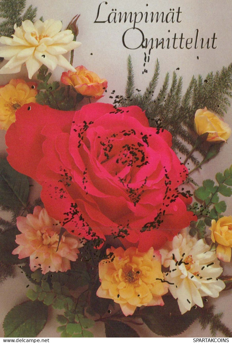 FIORI Vintage Cartolina CPSM #PAS311.IT - Fleurs