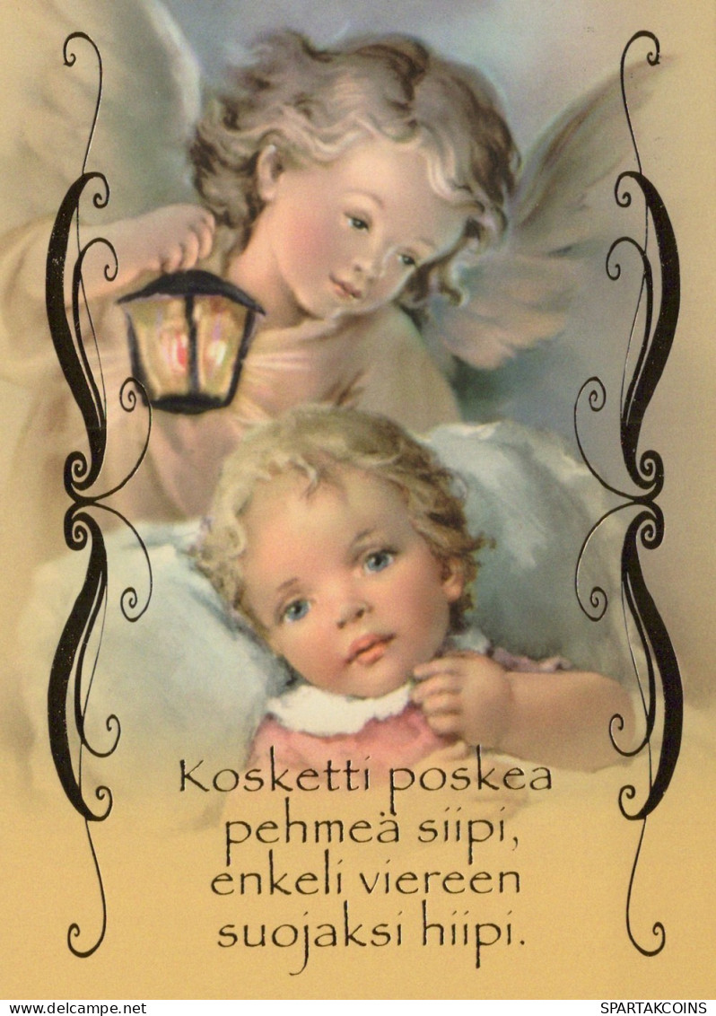 ANGELO Buon Anno Natale Vintage Cartolina CPSM #PAJ112.IT - Anges