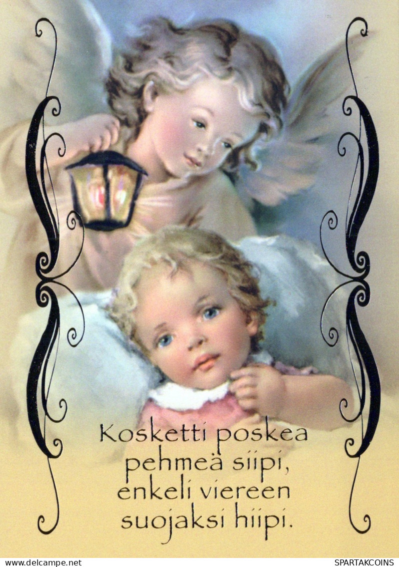 ANGELO Buon Anno Natale Vintage Cartolina CPSM #PAJ112.IT - Anges