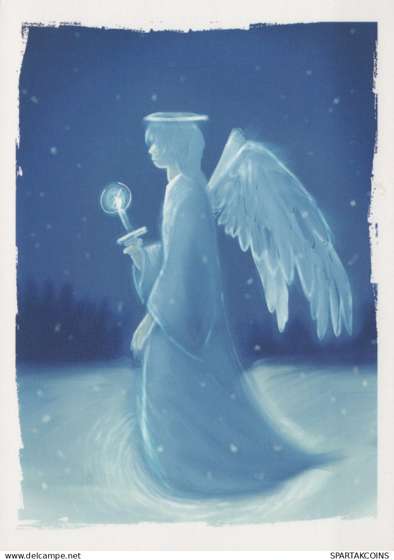 ANGELO Buon Anno Natale Vintage Cartolina CPSM #PAH611.IT - Engelen