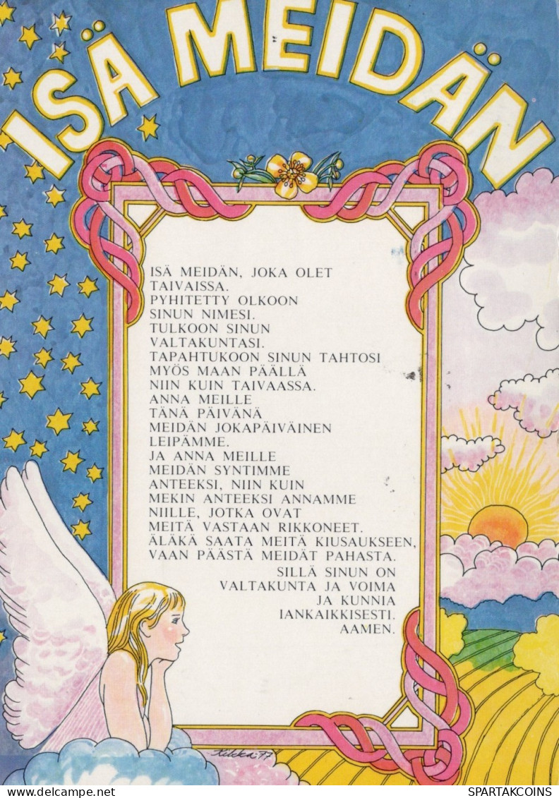 ANGELO Buon Anno Natale Vintage Cartolina CPSM #PAH295.IT - Angels