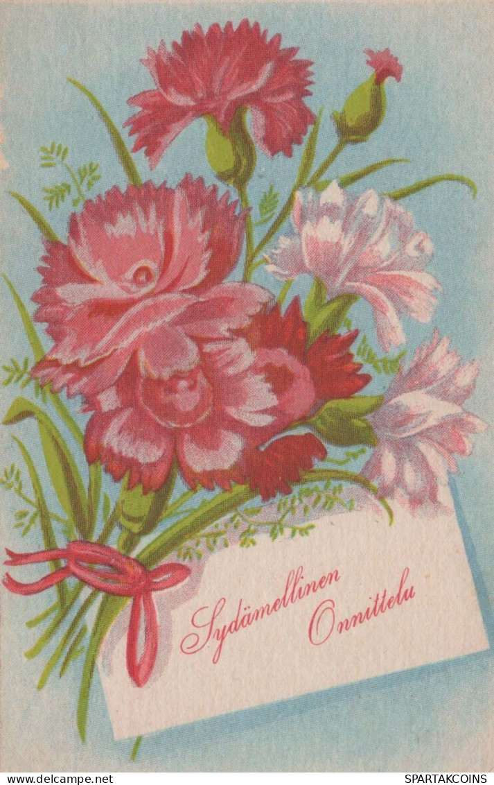 FLOWERS Vintage Ansichtskarte Postkarte CPSMPF #PKG015.DE - Blumen