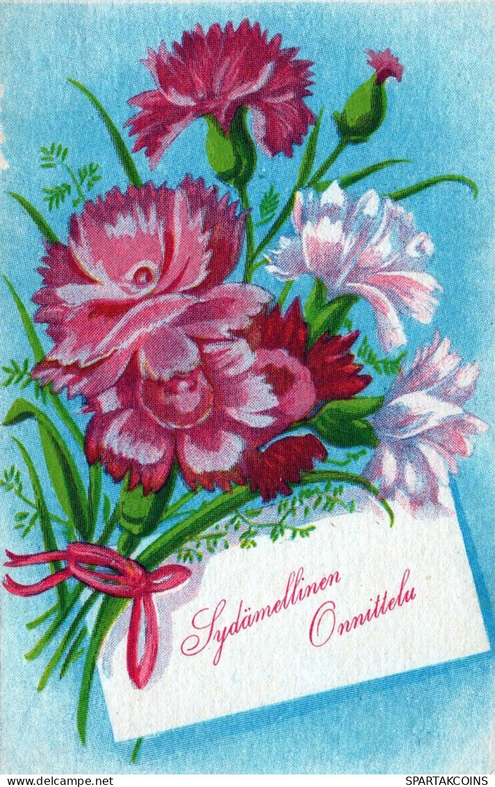 FLOWERS Vintage Ansichtskarte Postkarte CPSMPF #PKG015.DE - Bloemen