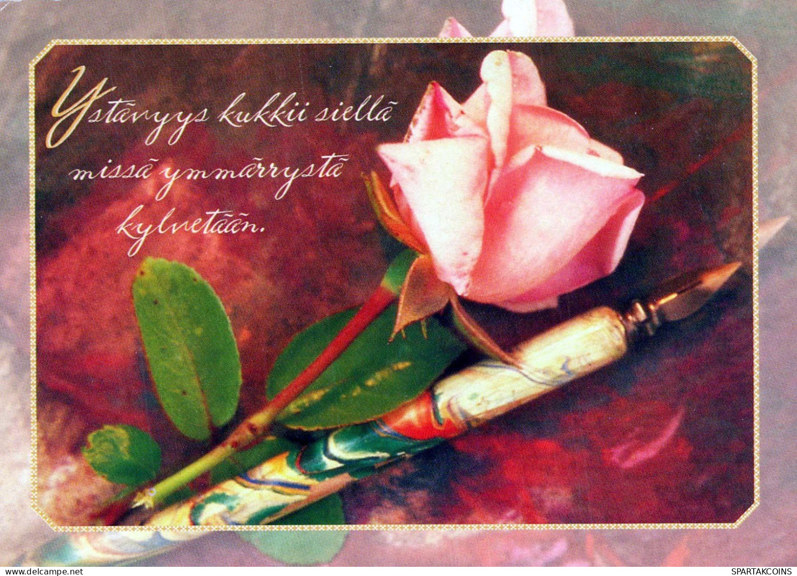 FLOWERS Vintage Ansichtskarte Postkarte CPSM #PBZ841.DE - Blumen