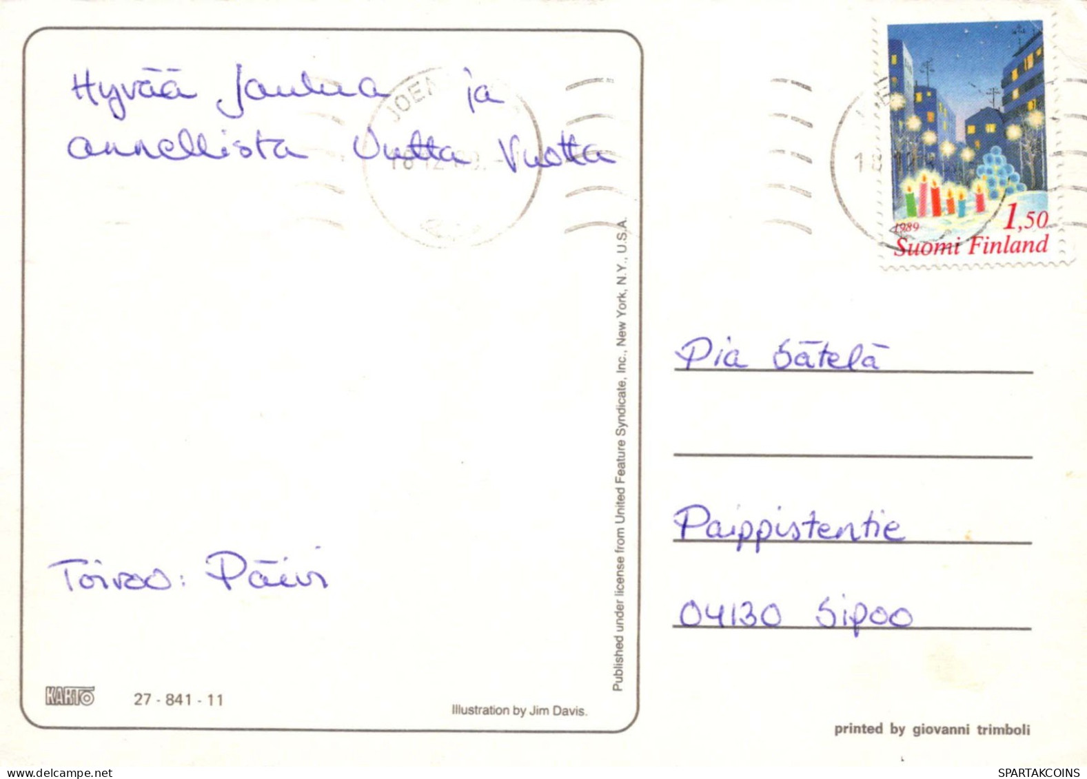 KATZE MIEZEKATZE Tier Vintage Ansichtskarte Postkarte CPSM #PBQ935.DE - Katzen