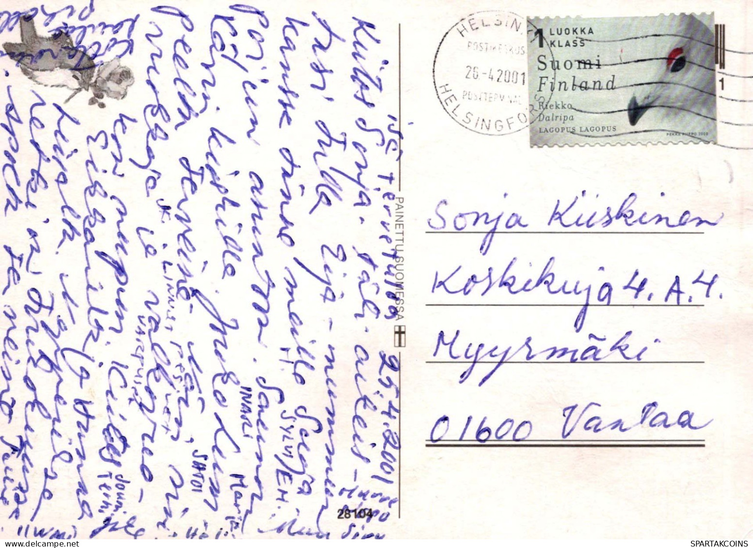 KATZE MIEZEKATZE Tier Vintage Ansichtskarte Postkarte CPSM #PBQ874.DE - Katzen