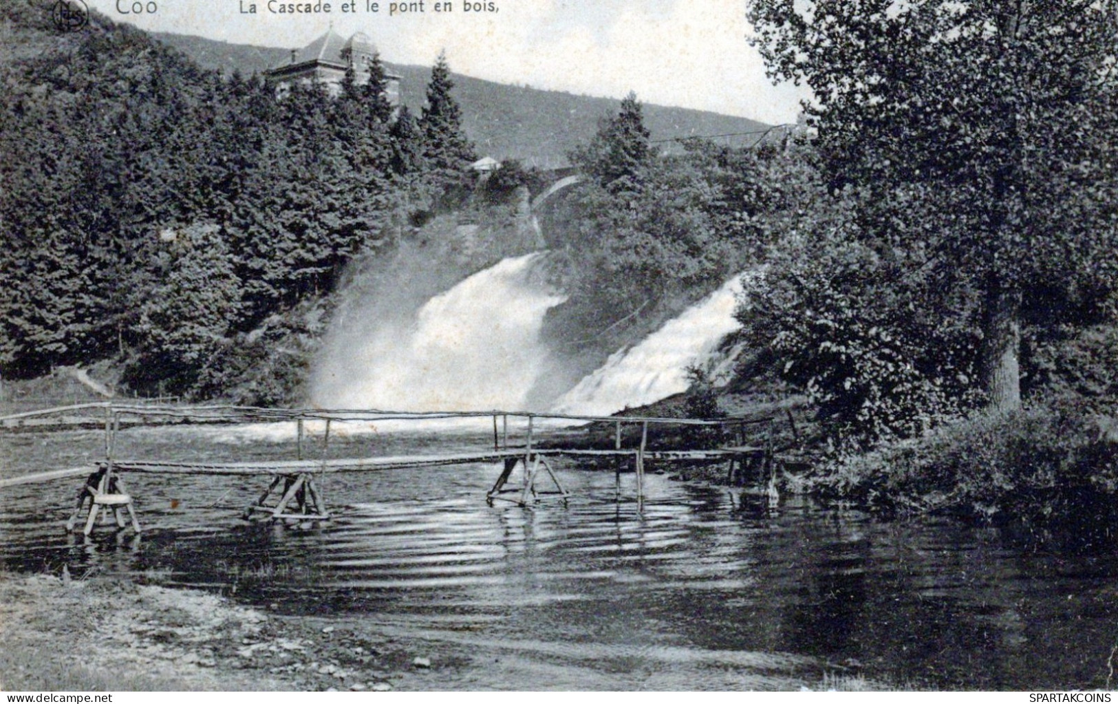 BELGIO COO WATERFALL Provincia Di Liegi Cartolina CPA #PAD056.IT - Stavelot