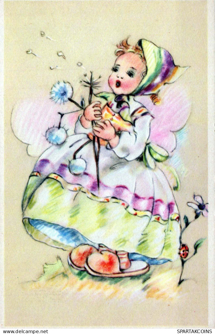 BAMBINO BAMBINO Scena S Paesaggios Vintage Cartolina CPSMPF #PKG579.IT - Scènes & Paysages