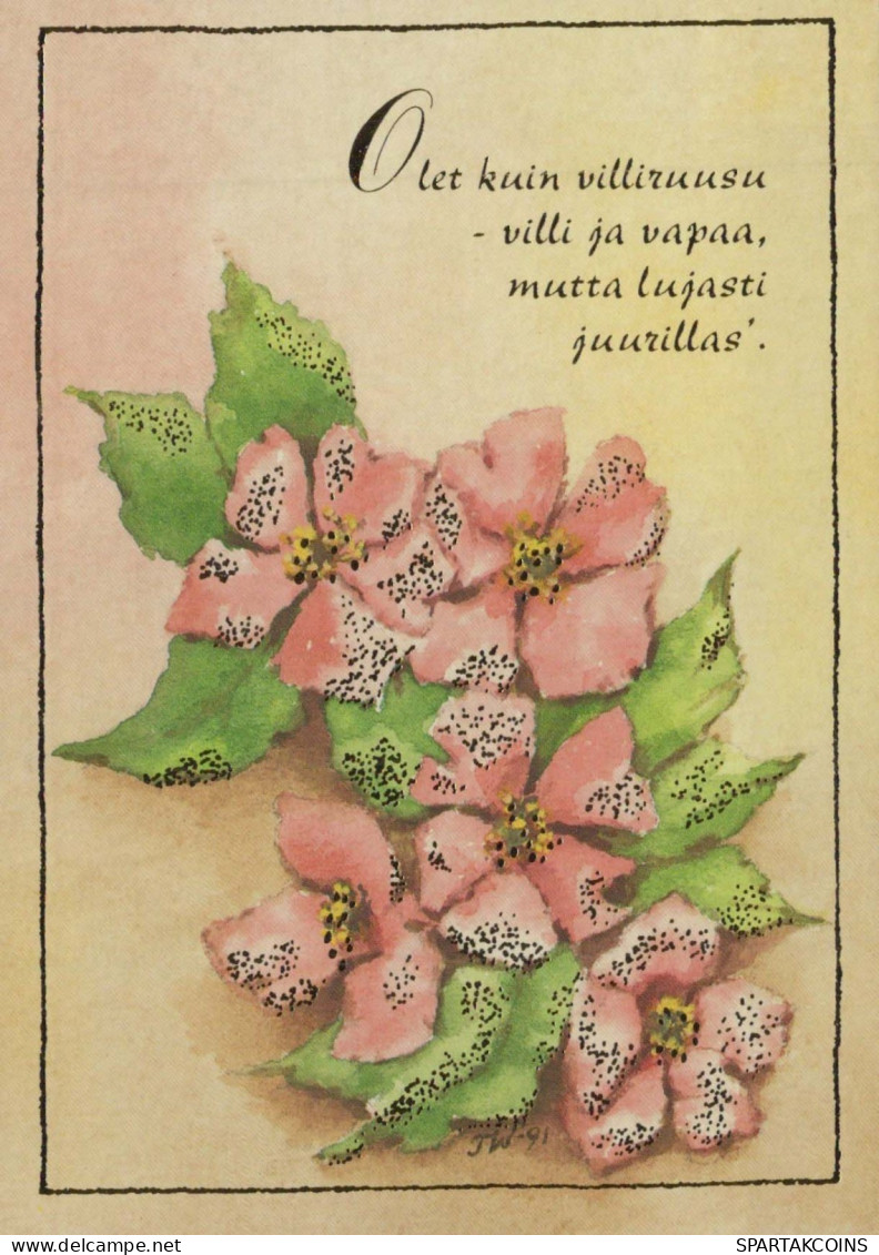 FIORI Vintage Cartolina CPSM #PBZ298.IT - Flowers