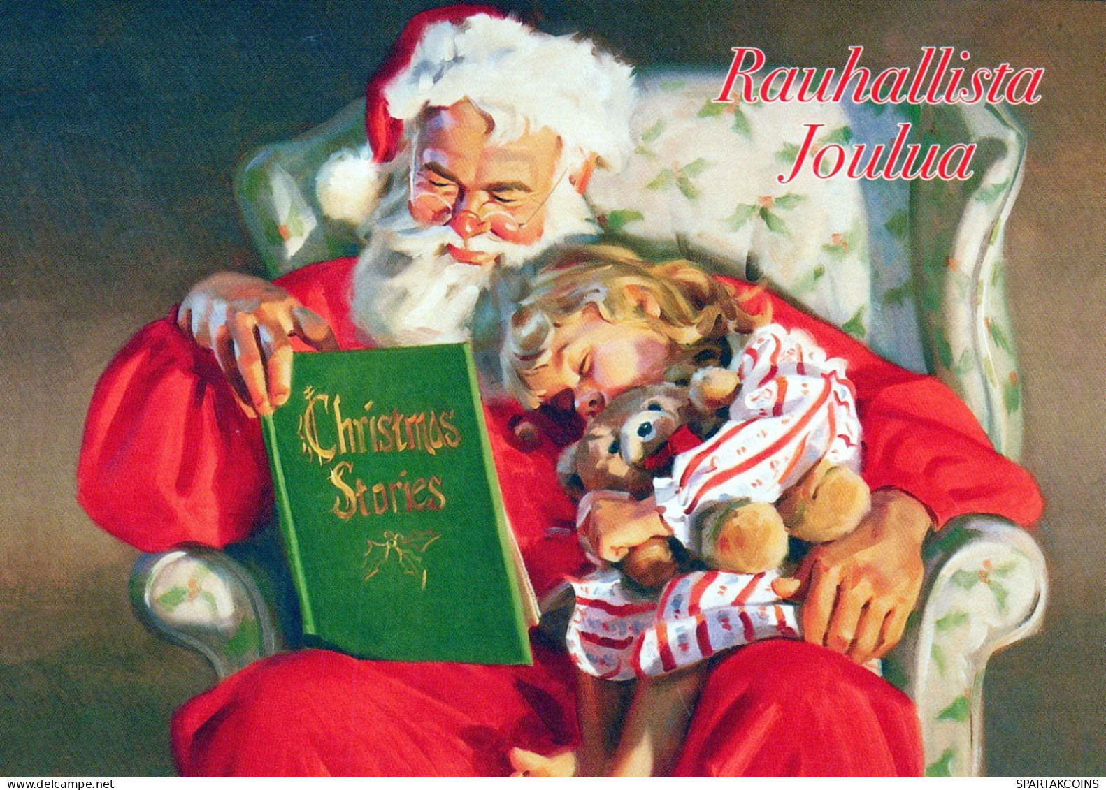 BABBO NATALE Buon Anno Natale Vintage Cartolina CPSM #PBB089.IT - Santa Claus