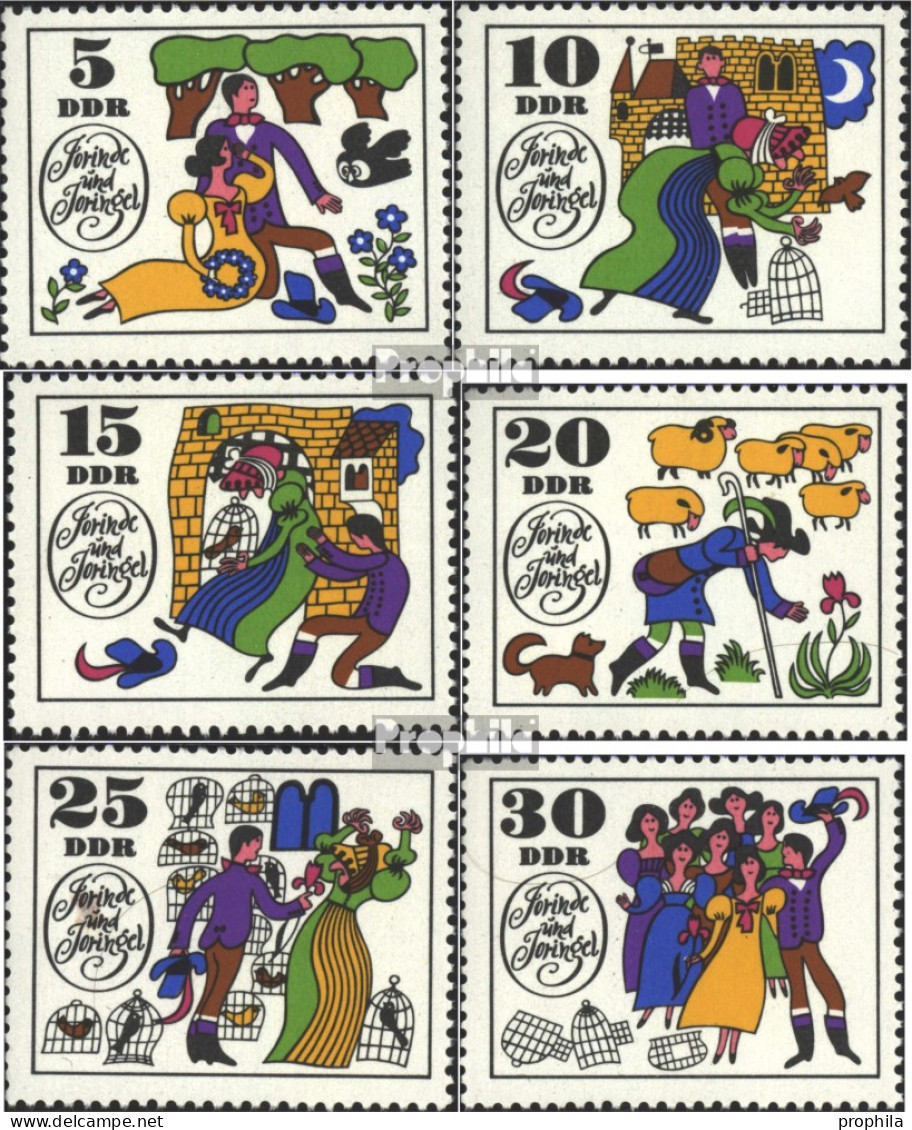 DDR 1450-1455 (kompl.Ausg.) Postfrisch 1969 Märchen - Jorinde Und Joringel - Ungebraucht