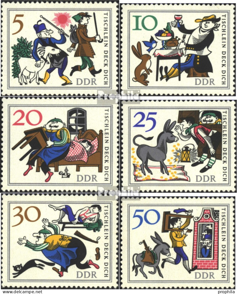 DDR 1236-1241 (kompl.Ausgabe) Postfrisch 1966 Märchen - Unused Stamps