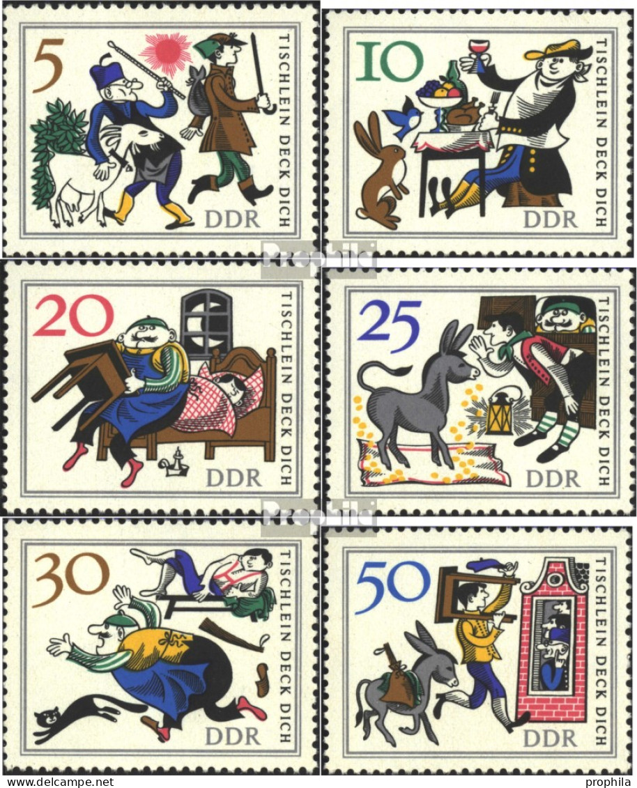 DDR 1236-1241 (kompl.Ausgabe) Postfrisch 1966 Märchen - Ungebraucht