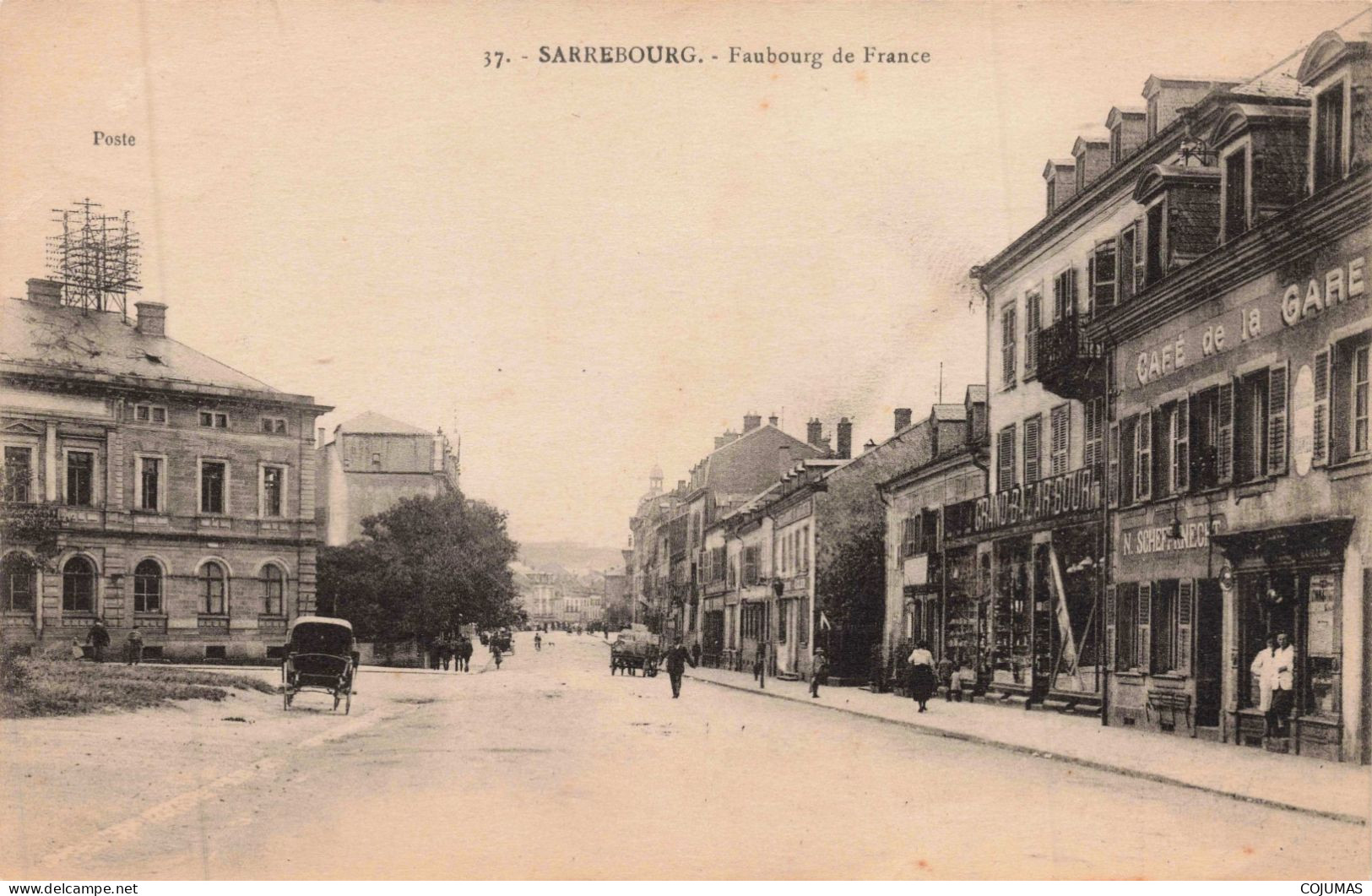 57 - SARREBOURG _S28310_ Faubourg De France - Café De La Gare - Sarrebourg