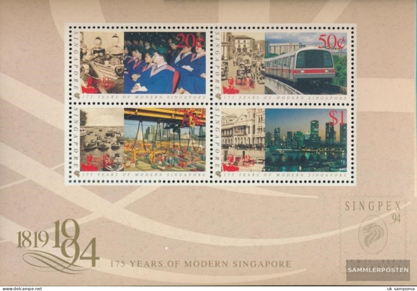 Singapore Block32I (complete Issue) Unmounted Mint / Never Hinged 1994 Modern Singapore - Philately - Singapour (1959-...)