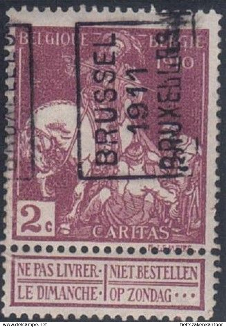 OCVB 1736 A BRUSSEL 1911 BRUXELLES - Roller Precancels 1910-19