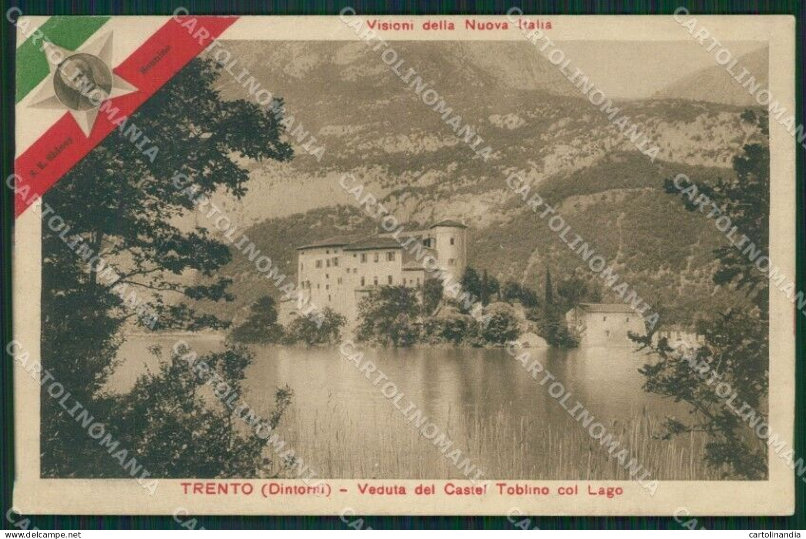 Trento Calavino Castel Toblino Cartolina KV2815 - Trento