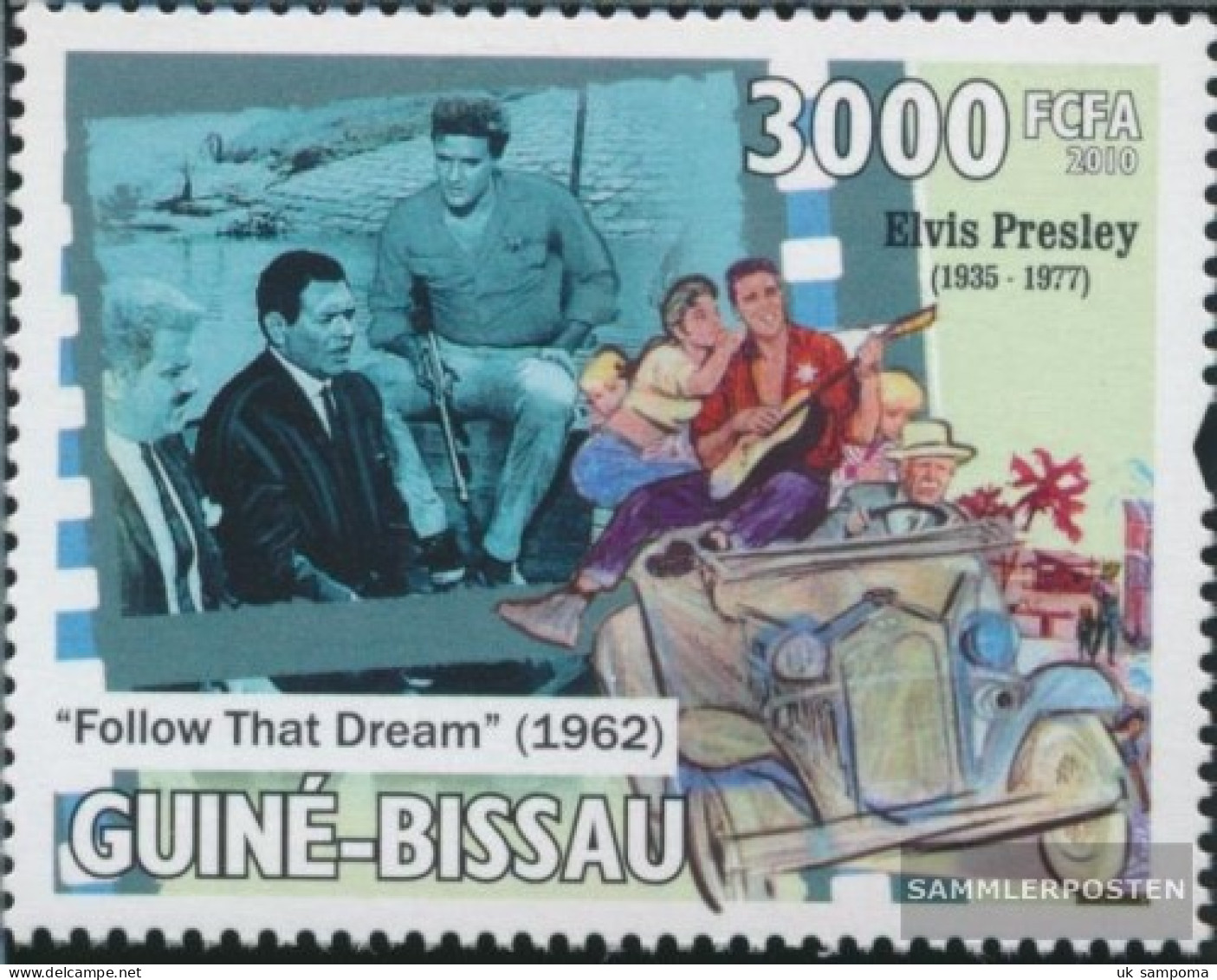 Guinea-Bissau 4568 (complete. Issue) Unmounted Mint / Never Hinged 2010 75. Birthday Of Elvis Presley - Guinea-Bissau