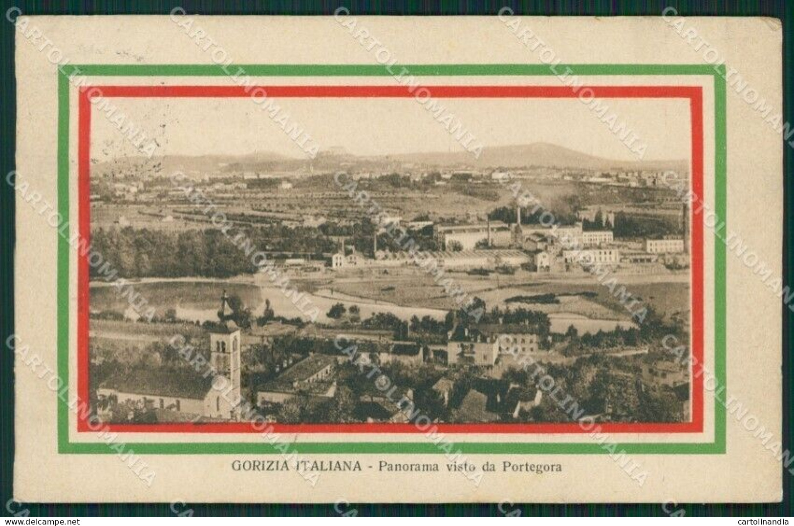 Gorizia Città PIEGHINA Cartolina KV2871 - Gorizia