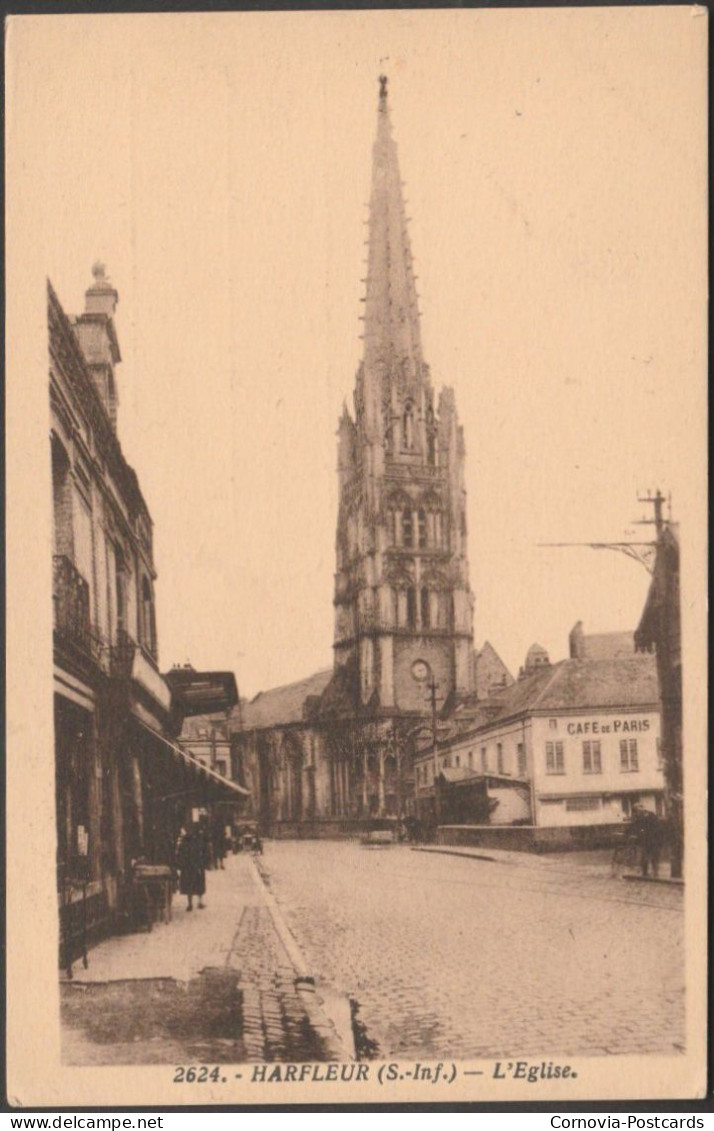 L'Eglise, Harfleur, C.1930s - Mellet CPSM - Harfleur