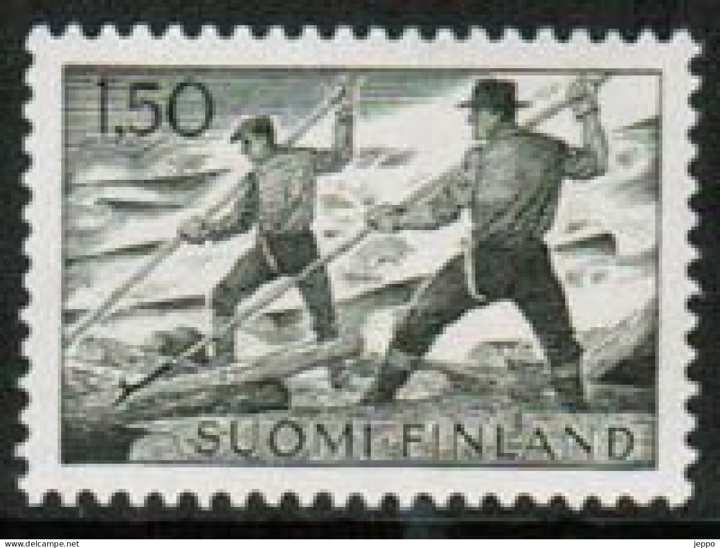 1963 Finland, Lumbermen X Te Paper **. - Ongebruikt