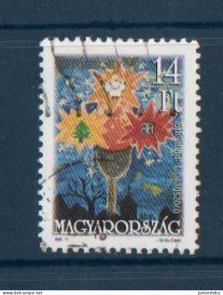 Hungary  - 1995  -  Christmas Tree And Angel   - Used. - Used Stamps