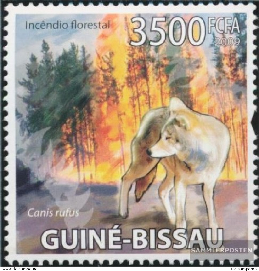 Guinea-Bissau 4425 (complete. Issue) Unmounted Mint / Never Hinged 2009 Affected Animals - Guinea-Bissau