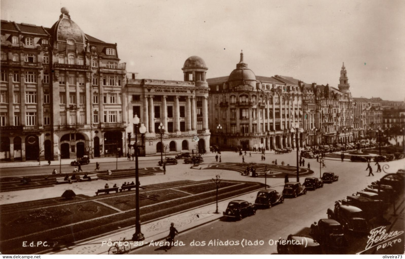 PORTO - Avenida Dos Aliados (lado Oriental) - PORTUGAL - Porto