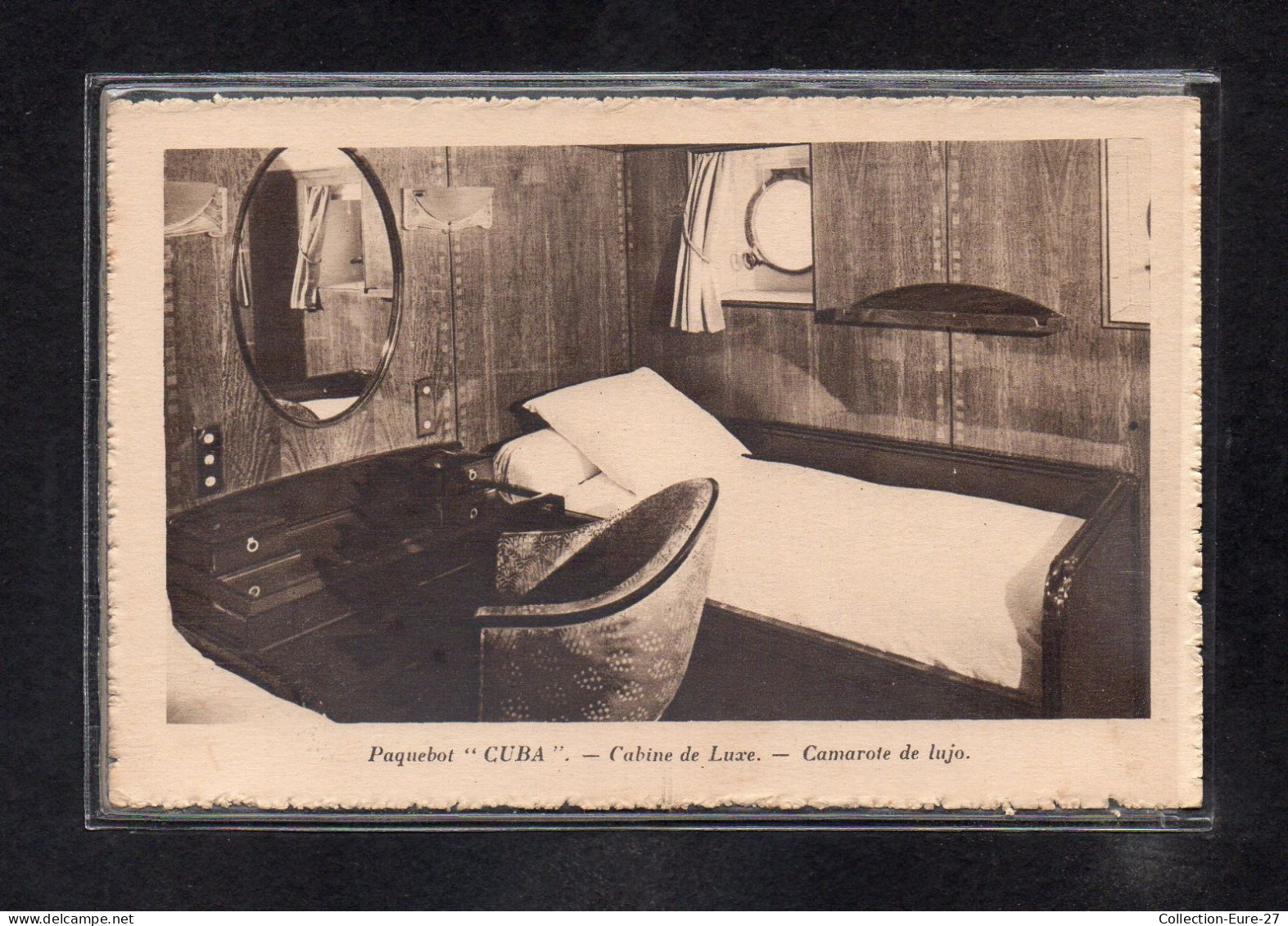 (23/04/24) THEME BATEAUX-CPA PAQUEBOT LE " CUBA " - Paquebote