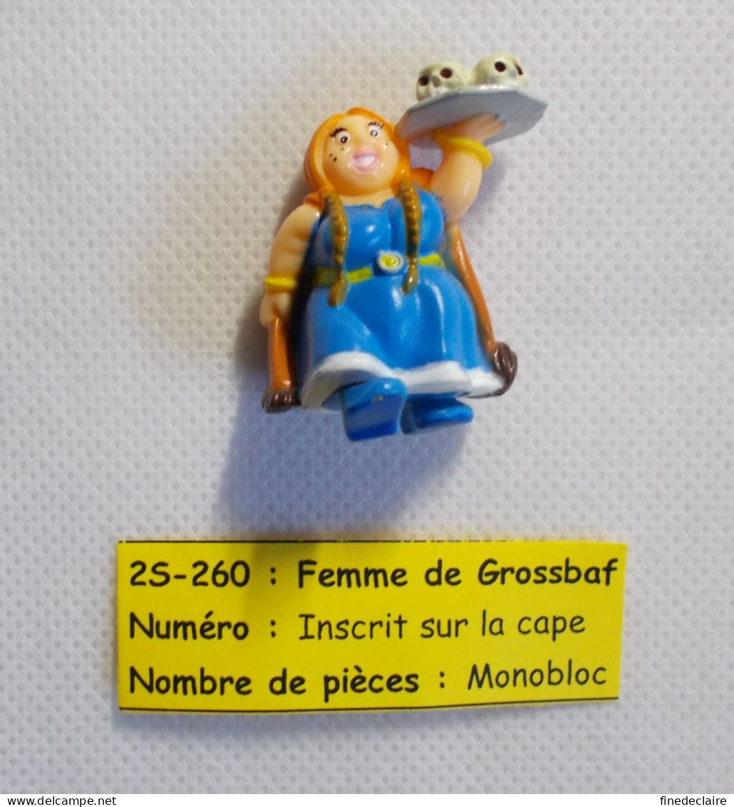 Kinder - Astérix Et Les Vikings - Femme De Grossbaf - 2S 260 - Sans BPZ - MonoBlocks