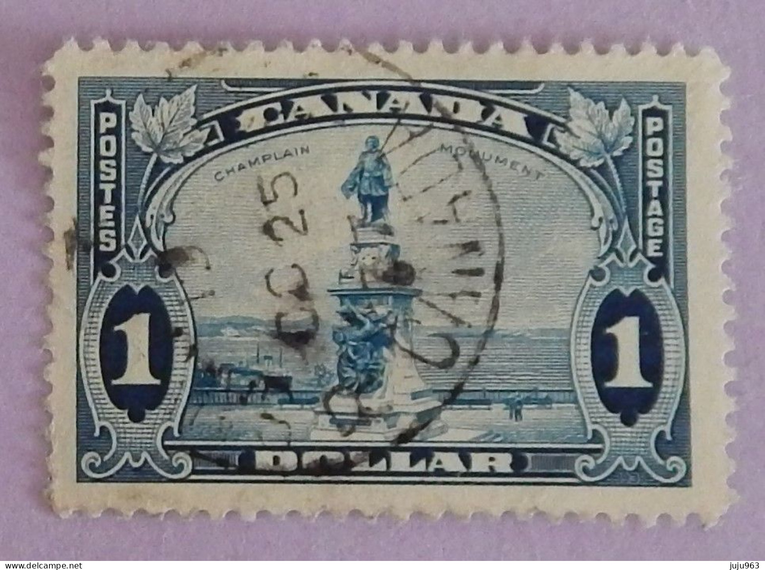 CANADA YT 189 OBLITERE "MONUMENT DE CHAMPLAIN A QUEBEC" ANNÉE 1935 - Used Stamps