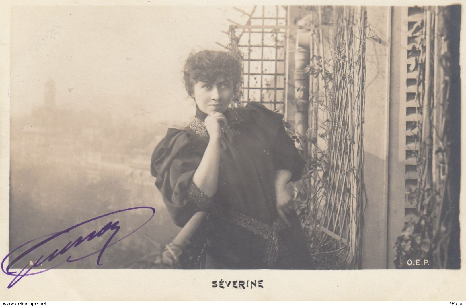 CPA (  Ecrivaine ) SEVERINE  (b.bur Theme) - Writers