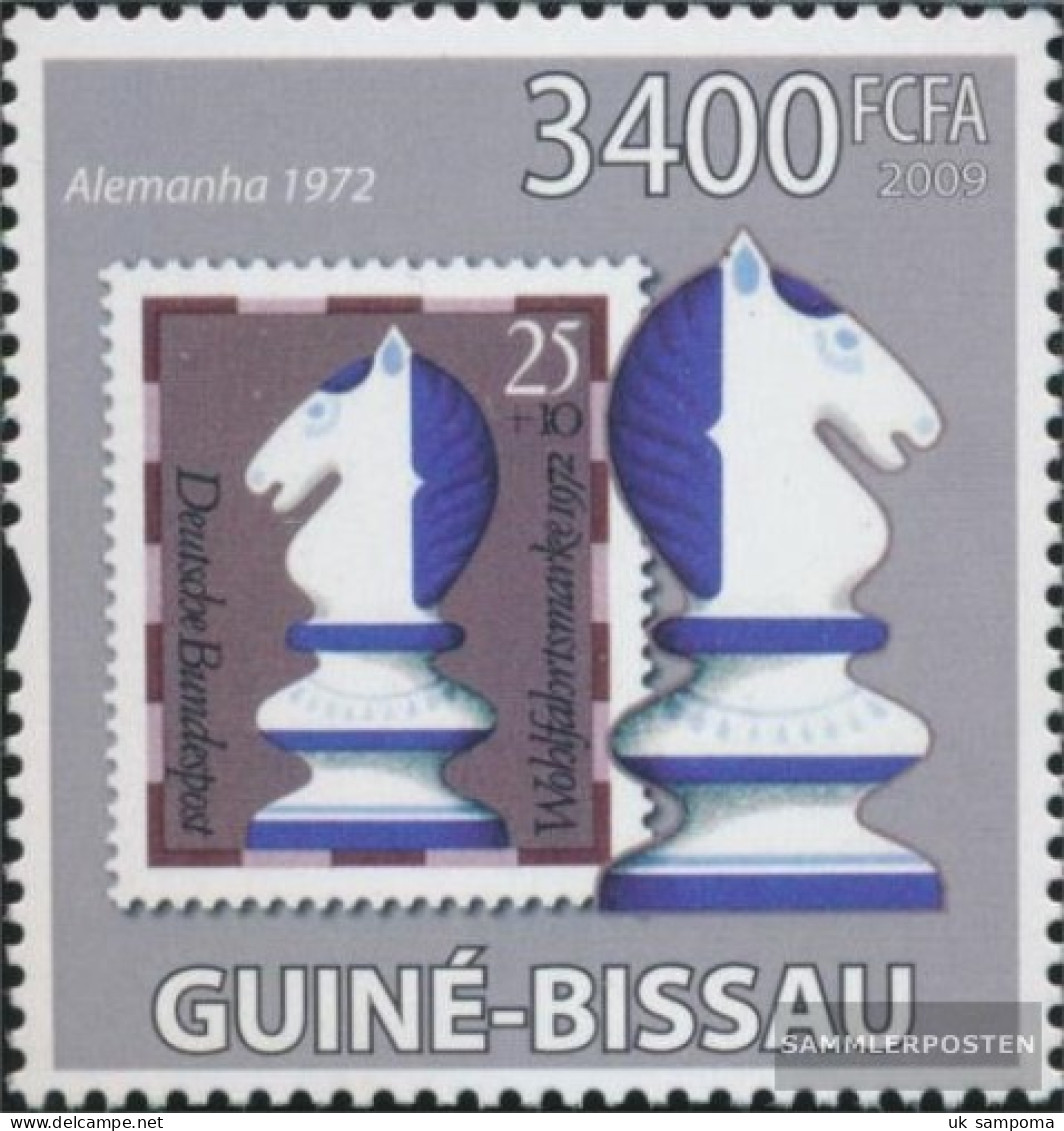 Guinea-Bissau 4284 (complete. Issue) Unmounted Mint / Never Hinged 2009 Schachbriefmarken - Guinea-Bissau