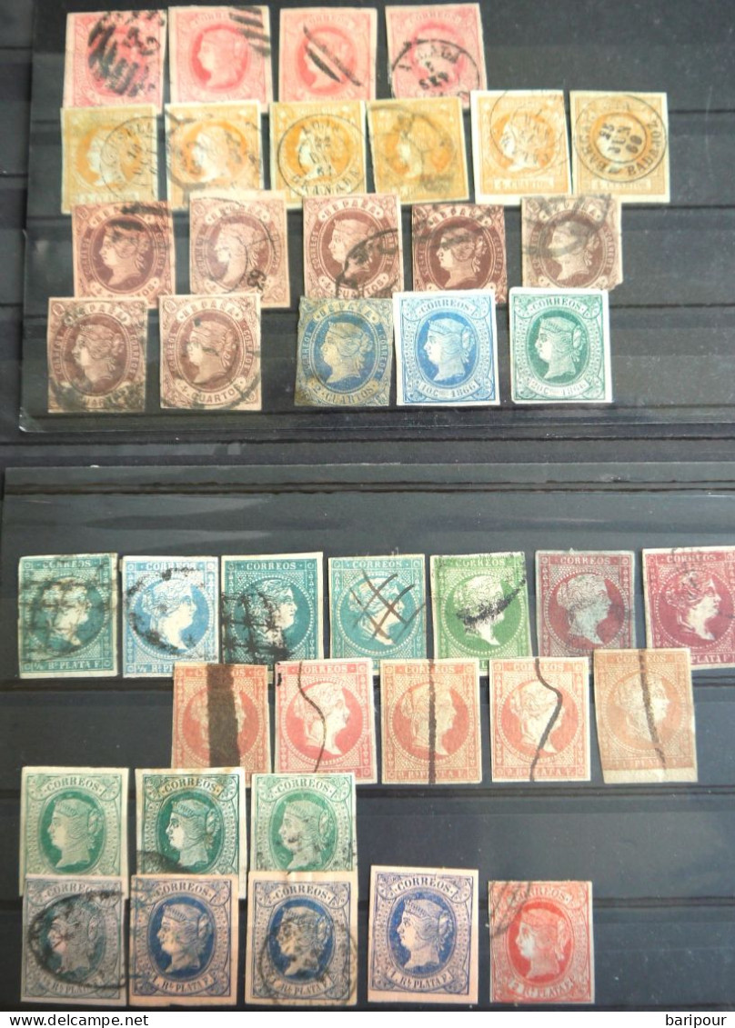 Sammlung Spanien Ab Klassik Gestempelt / Ungestempelte Ausgaben - Used Stamps